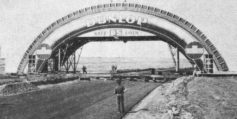 1956 LeMans Track Under Construction